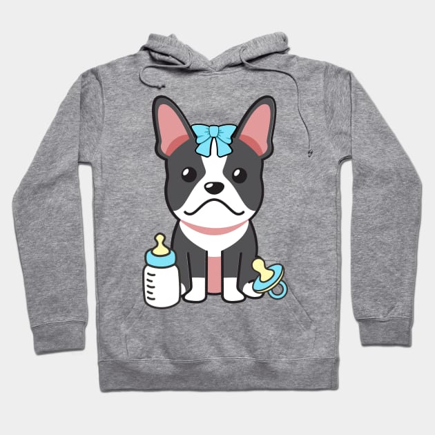 Cute french bulldog is a baby Hoodie by Pet Station